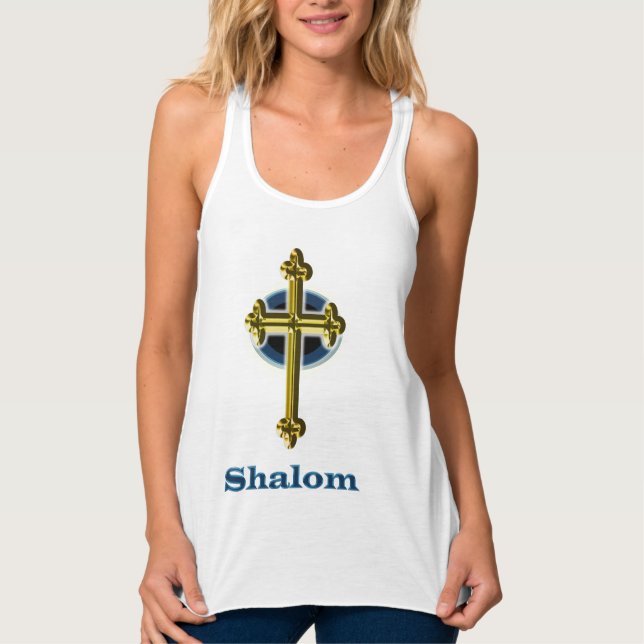 Camiseta Con Tirantes Shalom (Anverso)