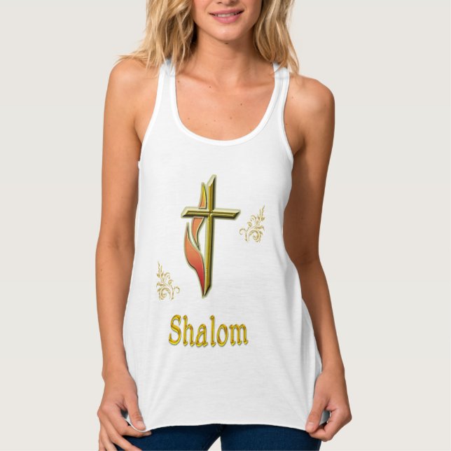 Camiseta Con Tirantes Shalom (Anverso)