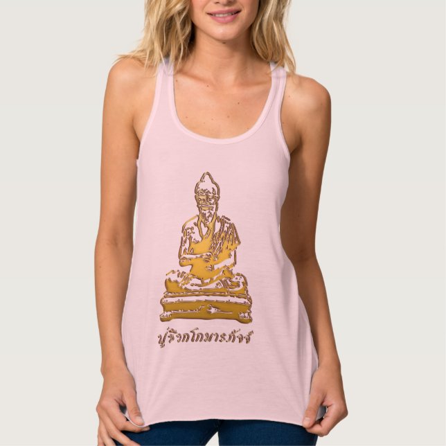Camiseta Con Tirantes Shivago Komarpaj Buda del masaje tailandés (Anverso)