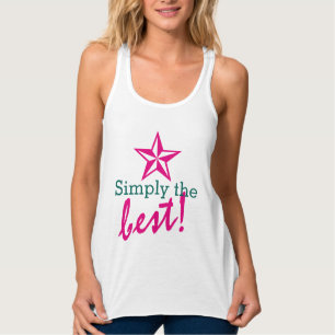 Camiseta Con Tirantes Símbolos simples - mitad STAR lleno + tus ideas
