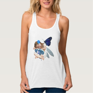 Camiseta Con Tirantes Sindrome de Fatiga Crónica ME/CFS Niña Angel Ángel