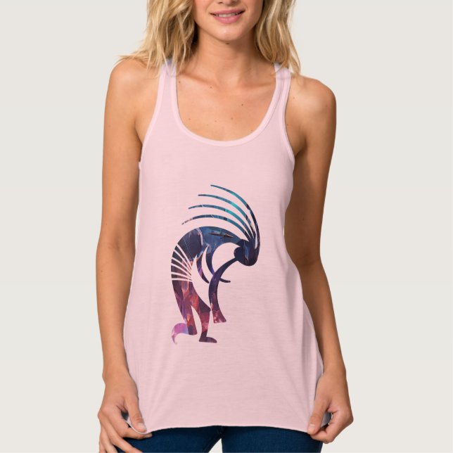 Camiseta Con Tirantes Sol del desierto al sudoeste de Kokopelli (Anverso)