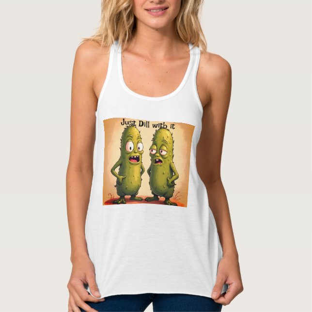 Camiseta Con Tirantes Solo Dill con ello  (Anverso)