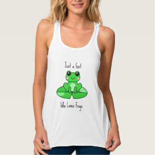 Camiseta Con Tirantes Solo una chica que ama a los amigos
