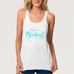 Camiseta Con Tirantes SOY REALMENTE UN MERMAID Verano Moderno