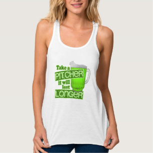 Camiseta Con Tirantes St Patricks Day Green Beer Pitcher
