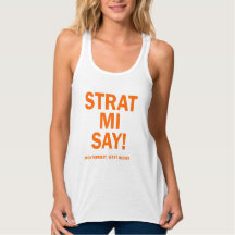 Strat Mi Say - Tee Atrás De Racer Blanco