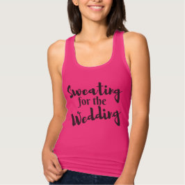Camiseta Con Tirantes Sudoración para la parte superior del tanque rosad