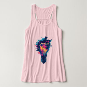 Camiseta Con Tirantes Sueños eléctricos: enciende tu mente