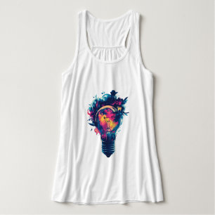 Camiseta Con Tirantes Sueños eléctricos: enciende tu mente