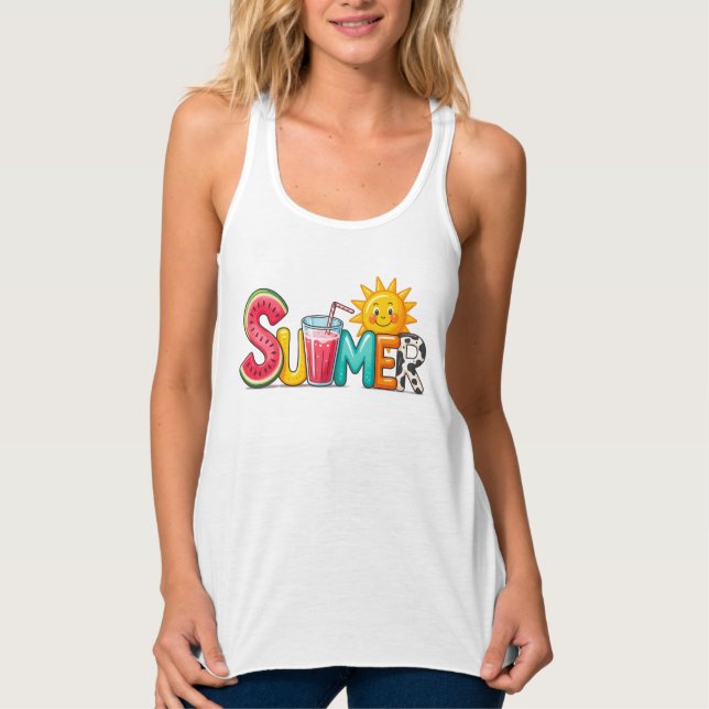 Camiseta Con Tirantes Summer  (Anverso)