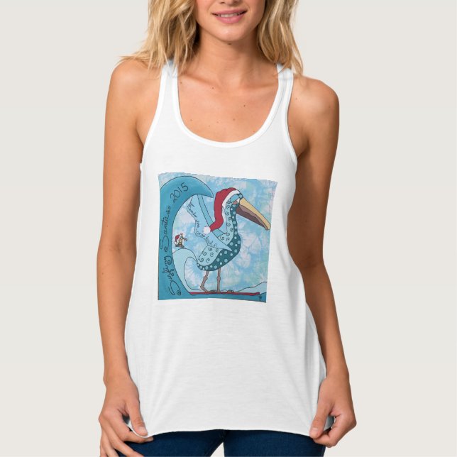 CAMISETA CON TIRANTES SUPERFICIE SANTAS 2015 MUJERES DEPÓSITO (Anverso)