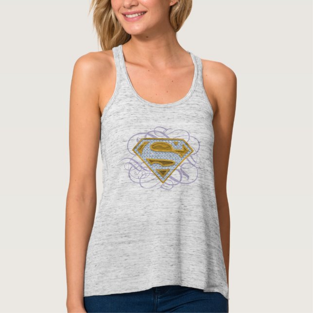 Camiseta Con Tirantes Supergirl Blue Jewels 2 (Anverso)