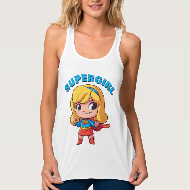 Camiseta Con Tirantes Supergirl "El futuro es mujer" (Anverso)