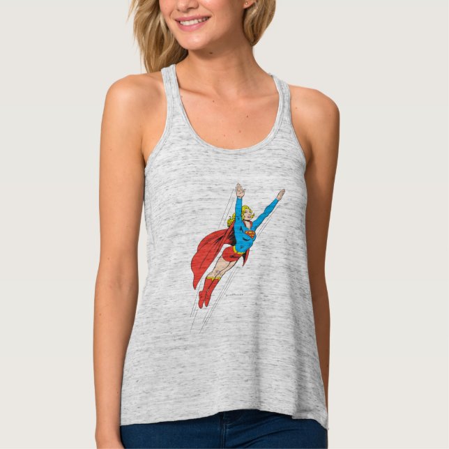 Camiseta Con Tirantes Supergirl está alto (Anverso)