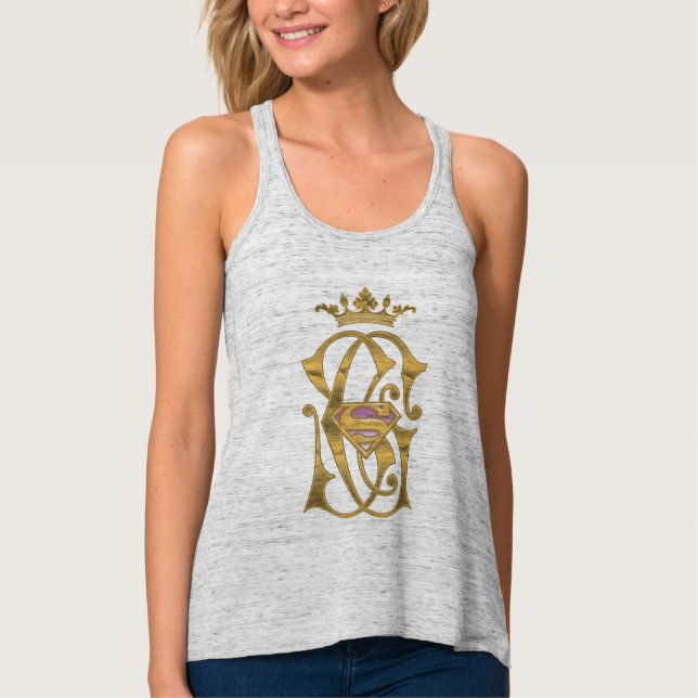 Camiseta Con Tirantes Supergirl Gold Crown (Anverso)