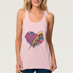 Camiseta Con Tirantes Supergirl Heart and Bolt