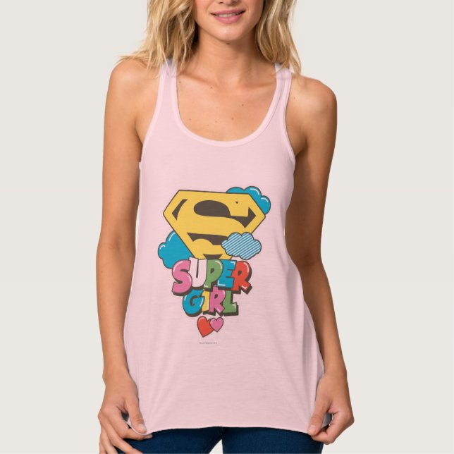 Camiseta Con Tirantes Supergirl J-Pop 5 (Anverso)