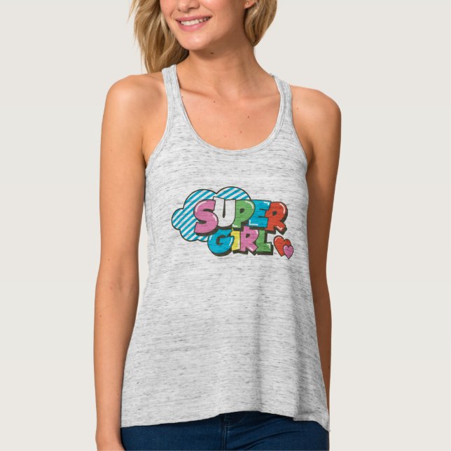 Camiseta Con Tirantes Supergirl J-Pop 9 (Anverso)