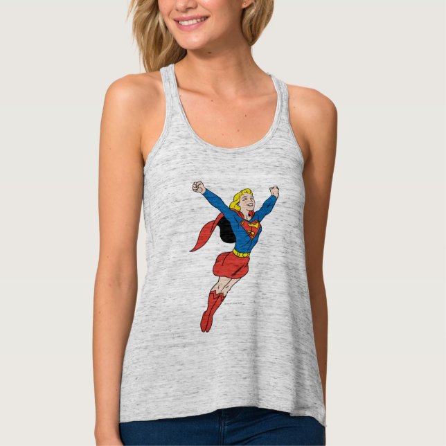 Camiseta Con Tirantes Supergirl Pose 6 (Anverso)