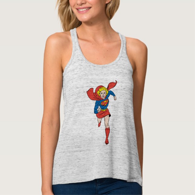 Camiseta Con Tirantes Supergirl Pose 8 (Anverso)