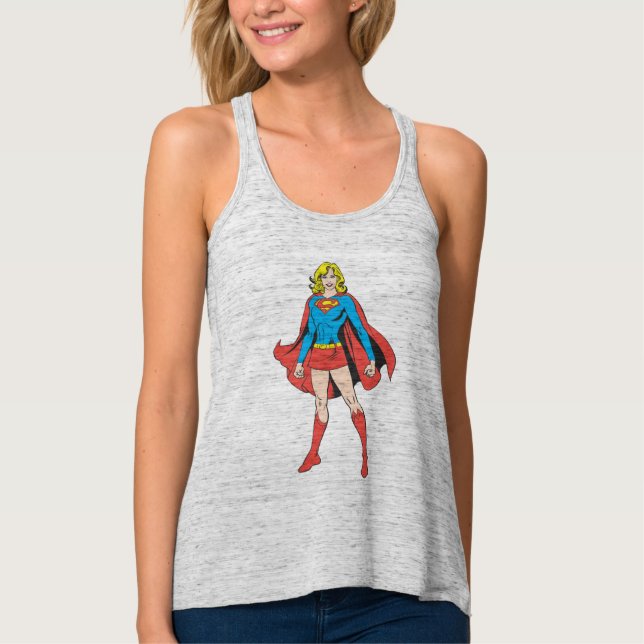 Camiseta Con Tirantes Supergirl Poses (Anverso)
