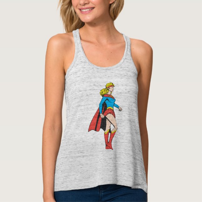 Camiseta Con Tirantes Supergirl Profile (Anverso)