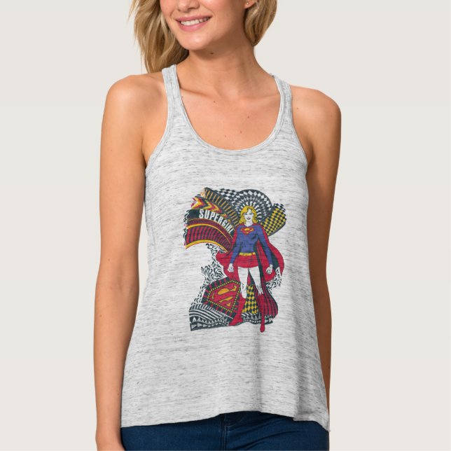 Camiseta Con Tirantes Supergirl Random World 1 (Anverso)