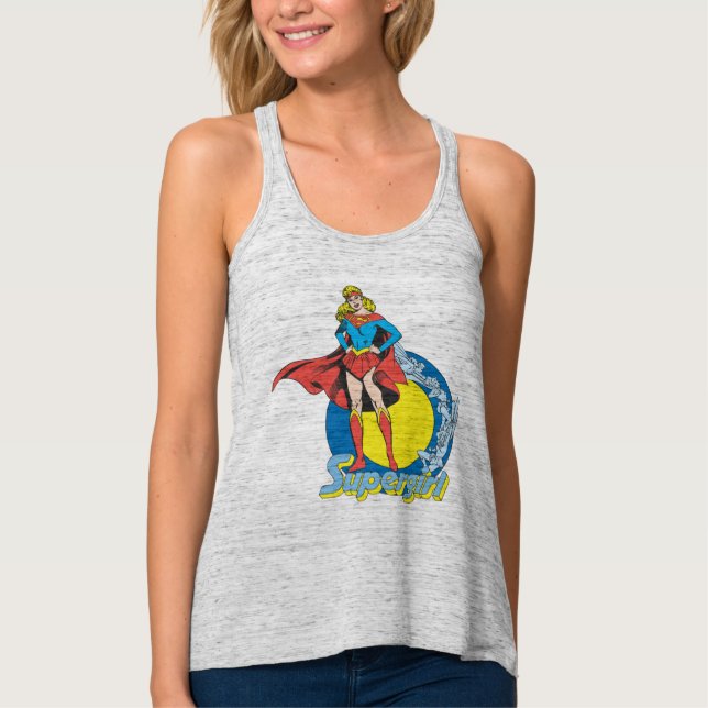 Camiseta Con Tirantes Supergirl with Logo (Anverso)