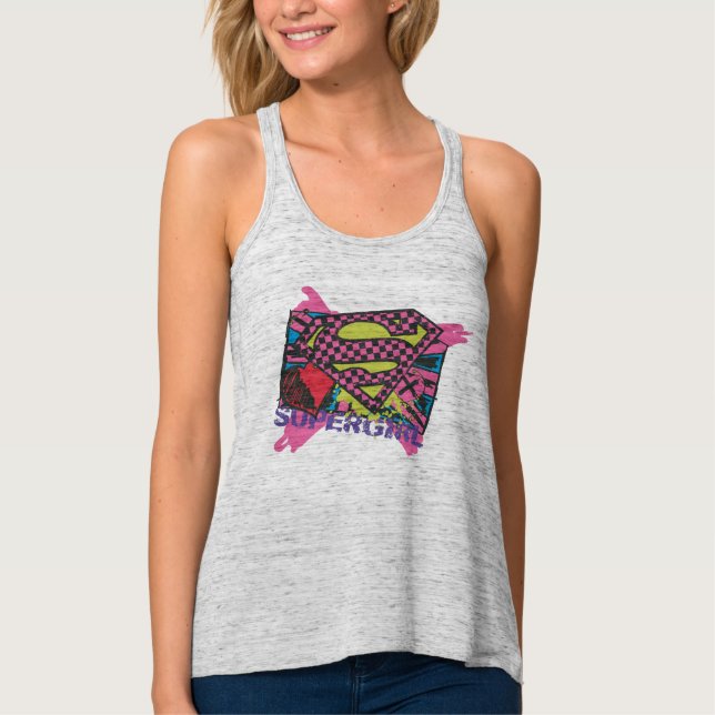 Camiseta Con Tirantes Supergirl X (Anverso)