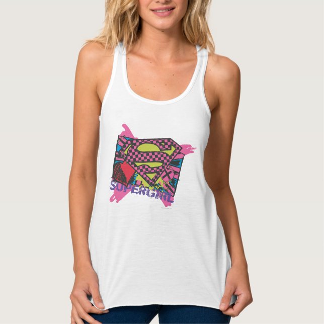 Camiseta Con Tirantes Supergirl X (Anverso)