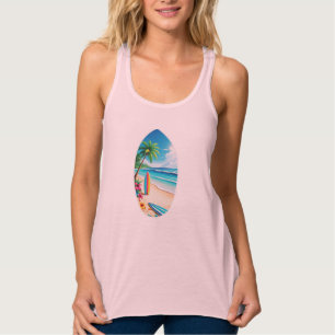 Camiseta Con Tirantes Surfing