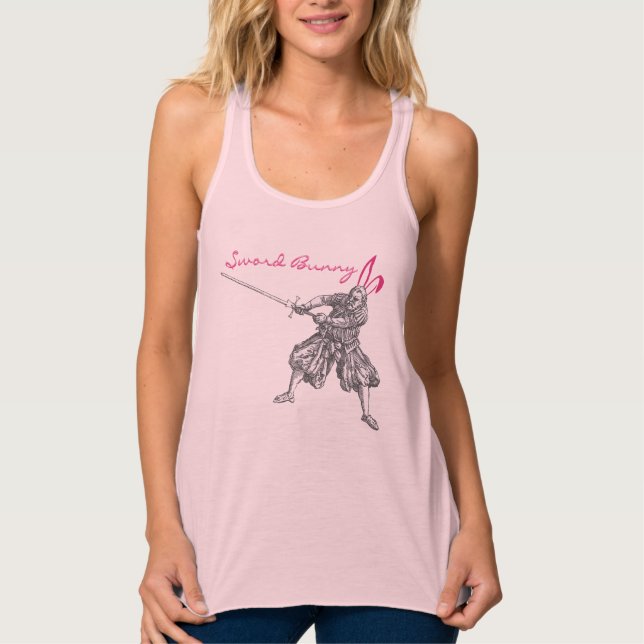 Camiseta Con Tirantes Sword Bunny Shirt (Anverso)