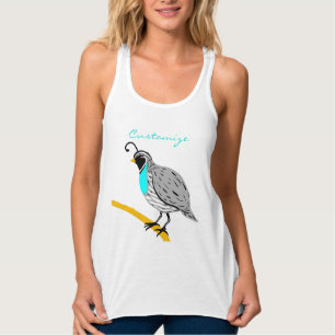 Camiseta Con Tirantes Tank de Cuail Thunder_Cove con gota de color azul 