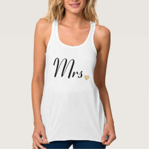 Camiseta Con Tirantes Tank De La Sra. Gold Heart