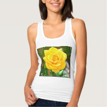 Tank de rosa amarillo superior