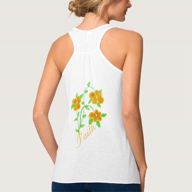 Camiseta Con Tirantes Tank-top insensato de plena fe (Reverso)