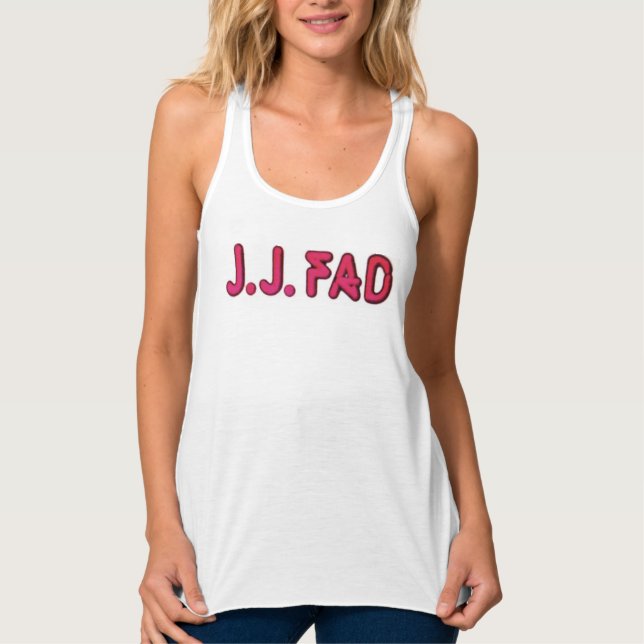Camiseta Con Tirantes Tank Top, Racerback, jjfad, supersónico, (Anverso)