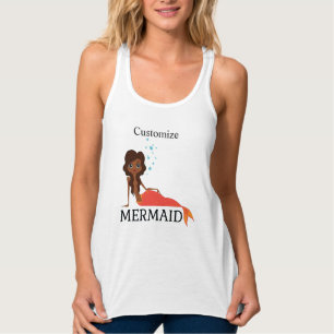 Camiseta Con Tirantes Tanned Brunette Mermaid Thunder_Cove