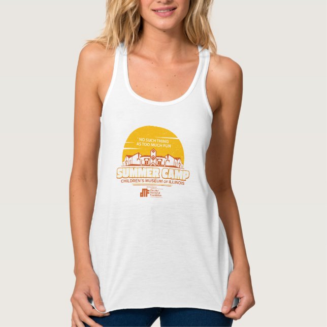 Camiseta Con Tirantes Tanque del campamento de verano '21 (Anverso)