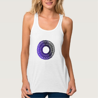 Camiseta Con Tirantes Tanque negro púrpura Torpam