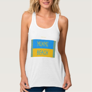CAMISETA CON TIRANTES TAPÓN DE PLAYA DE MIAMI