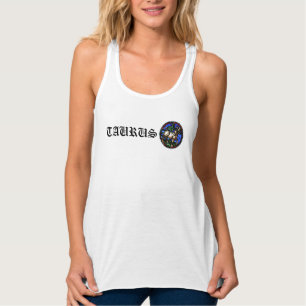 Camiseta Con Tirantes Taurus Zodiac Sed Glass Notre-Dame de Paris Ta