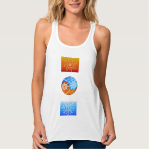 Camiseta Con Tirantes Techo de fuego y hielo