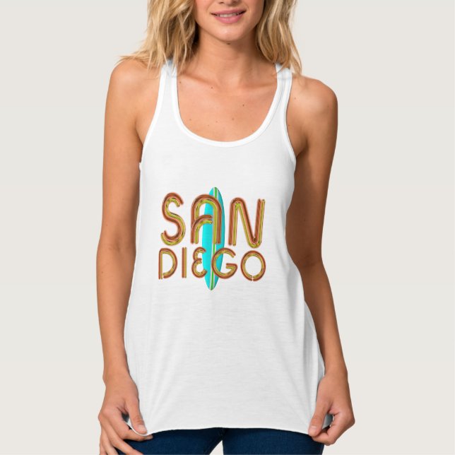 Camiseta Con Tirantes TEE San Diego (Anverso)