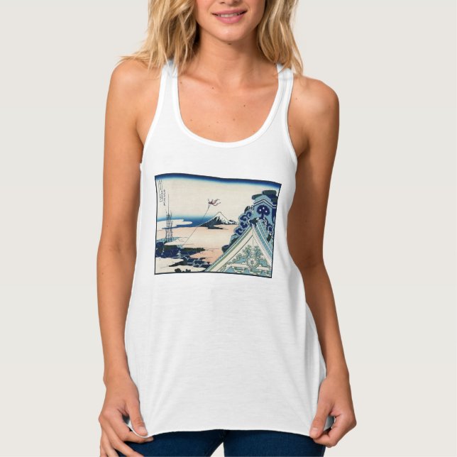 Camiseta Con Tirantes Templo Honganji Vista de madera japonesa del monte (Anverso)