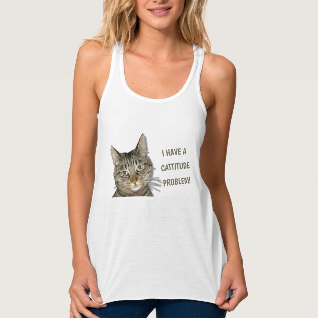 Camiseta Con Tirantes ¡Tengo un problema de altura! personalizado lindo (Anverso)