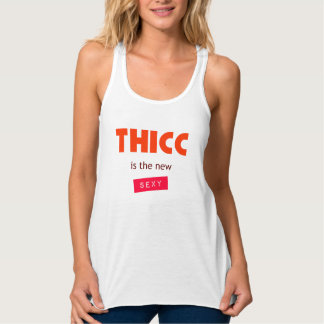 Camiseta Con Tirantes Thicc es el nuevo Sexy