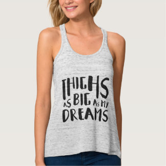 Camiseta Con Tirantes Thighs Tan Grandes Como Mis Sueños