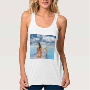 Camiseta Con Tirantes Thunder_Cove, Chica de bikini